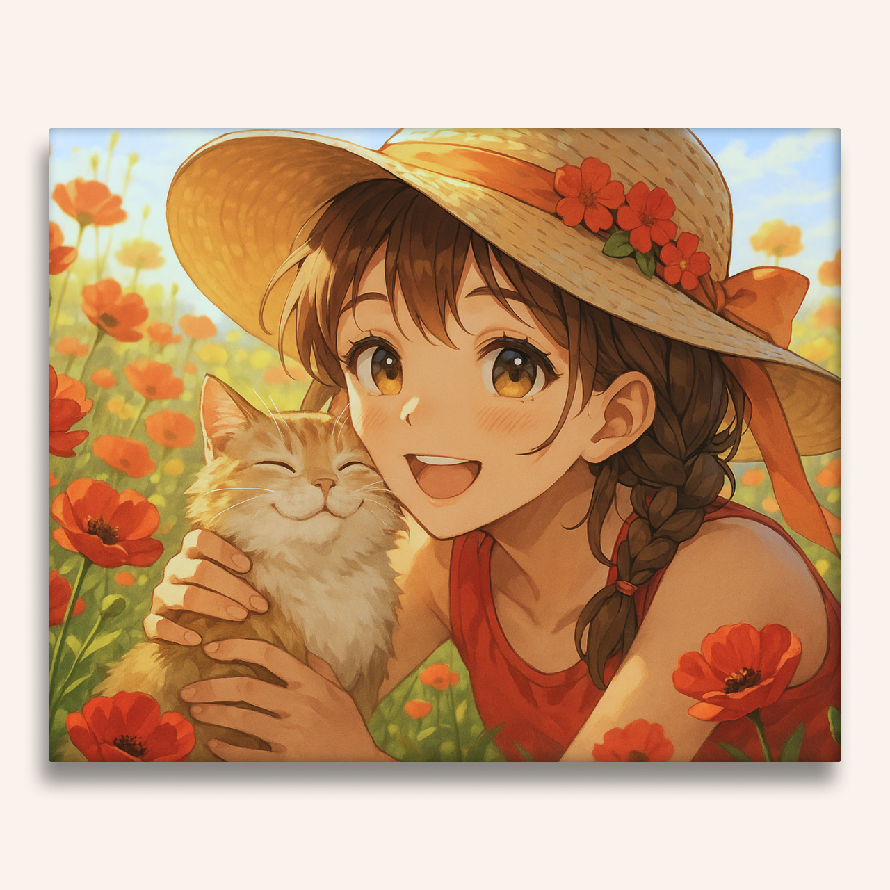 ふたりの朝 - 大人の塗り絵・絵画キット – Paint Yours