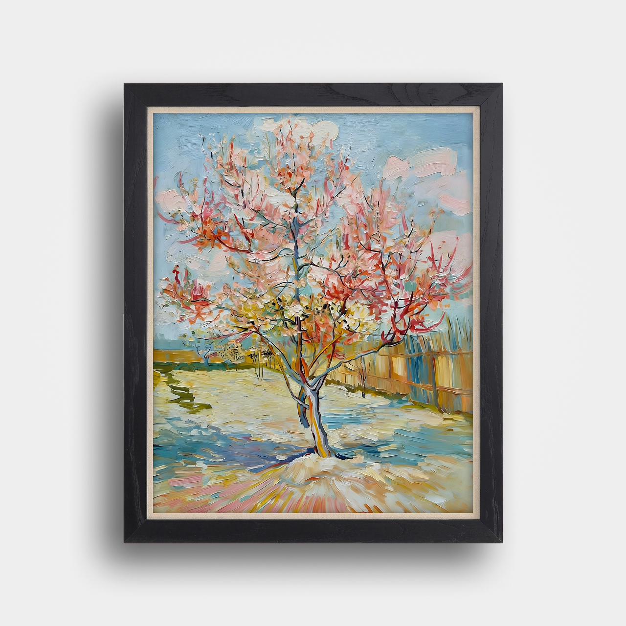 ゴッホ『花咲く桃の木』 - 大人の塗り絵・絵画キット – Paint Yours