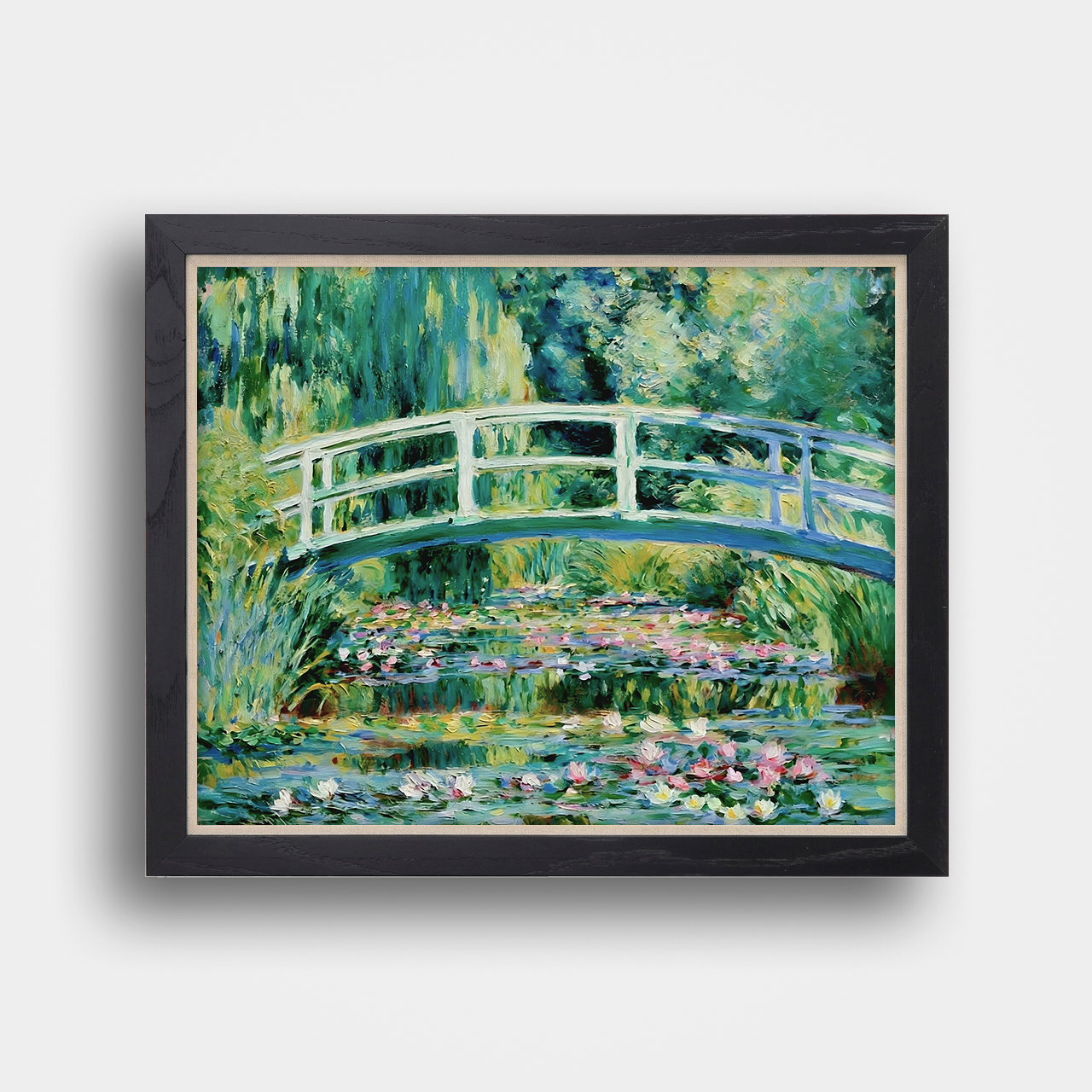 white water lilies monet Monet's "Bridge over a Pond of Water Lilies"