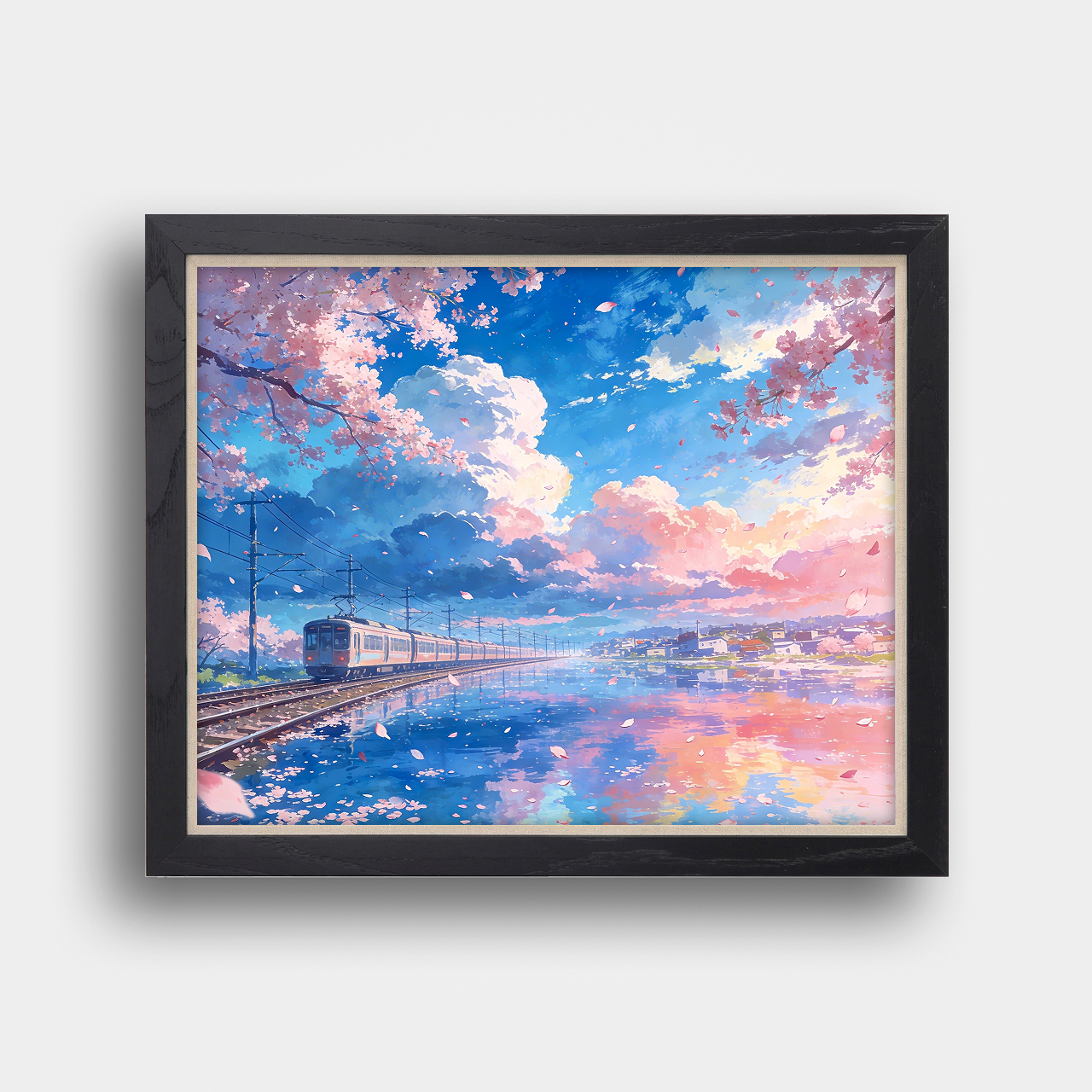 雨のち晴れ - 大人の塗り絵・絵画キット – Paint Yours
