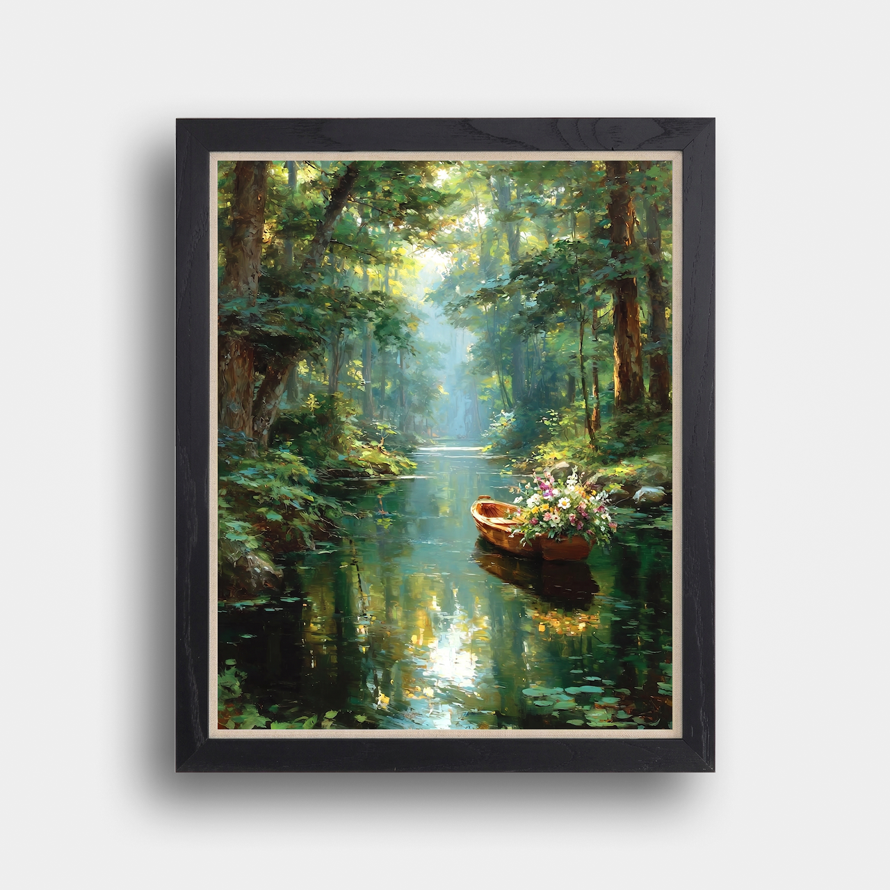 こもれびの幻森 - 大人の塗り絵・絵画キット – Paint Yours