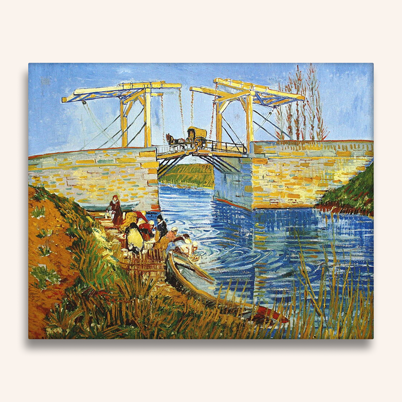 ゴッホ『アルルの跳ね橋』 - 数字絵画キット – Paint Yours