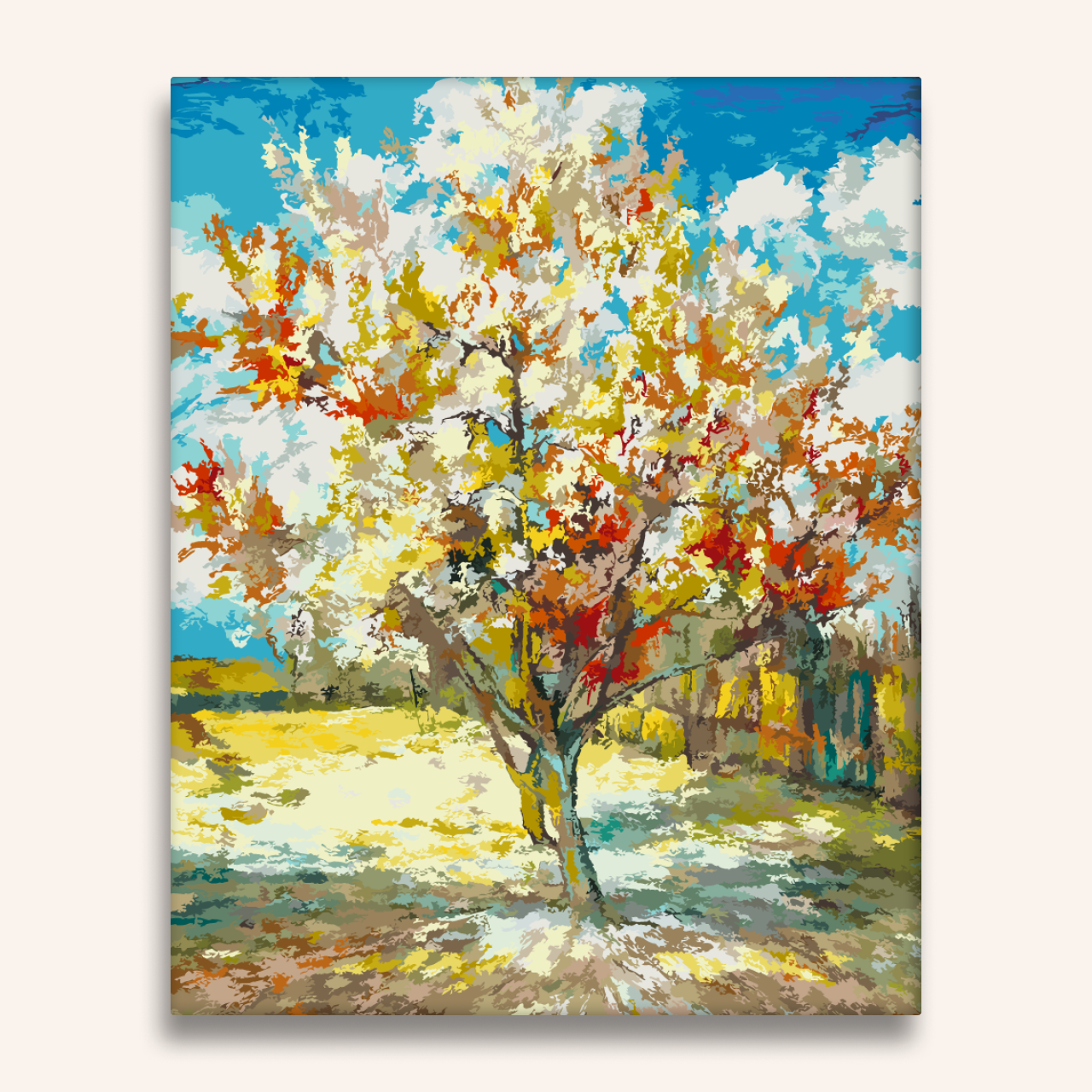 美品 フィンセント・ファン・ゴッホ「花咲く桃の木々」複製画 大作 大判 豪華額装 美品 フィンセント・ファン・ゴッホ「花咲く桃の木々」複製画