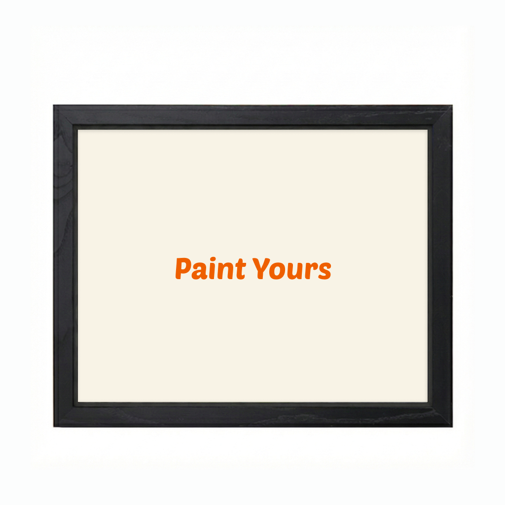 プレミアム油彩額縁 - ブラックフレーム – Paint Yours