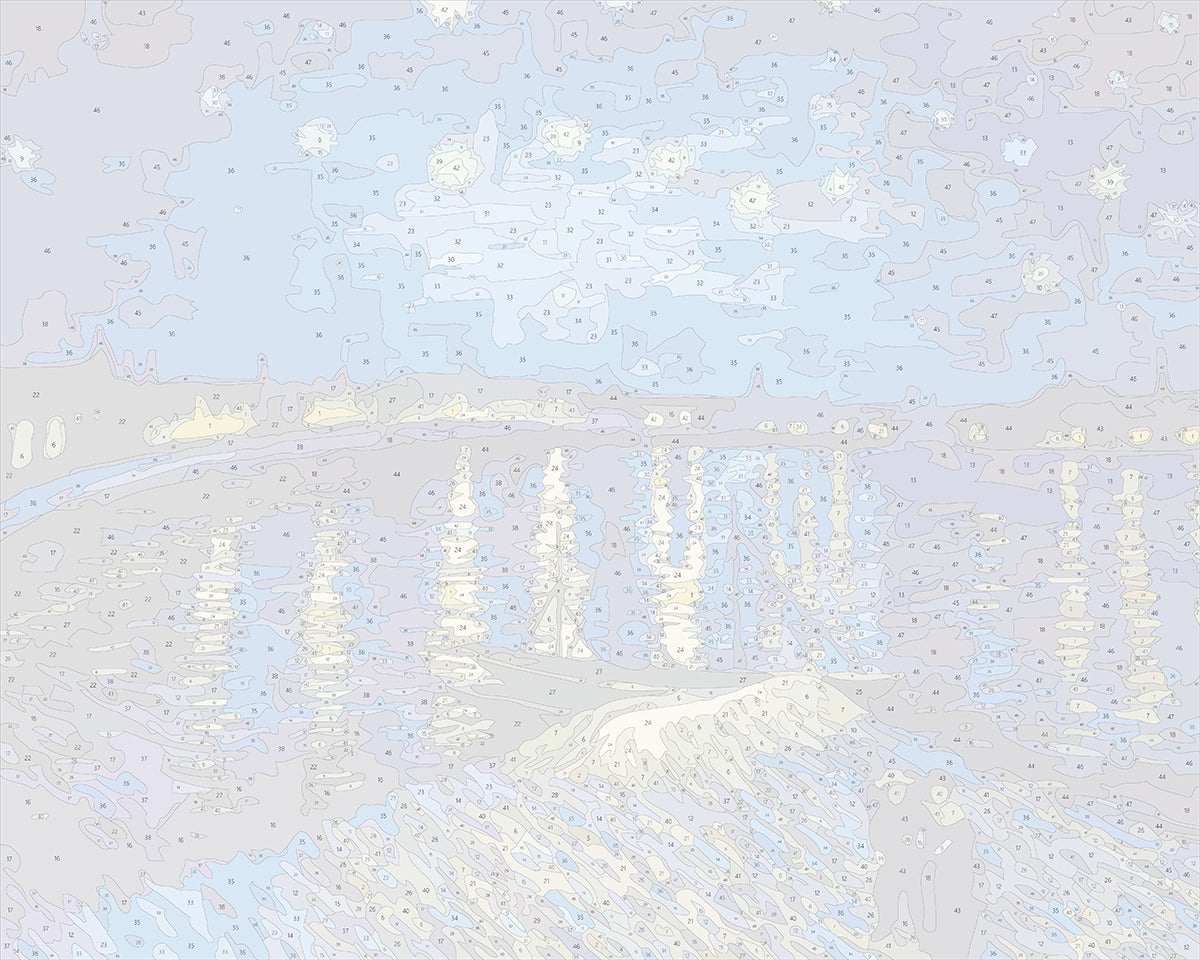 ゴッホ『ローヌ川の星月夜』