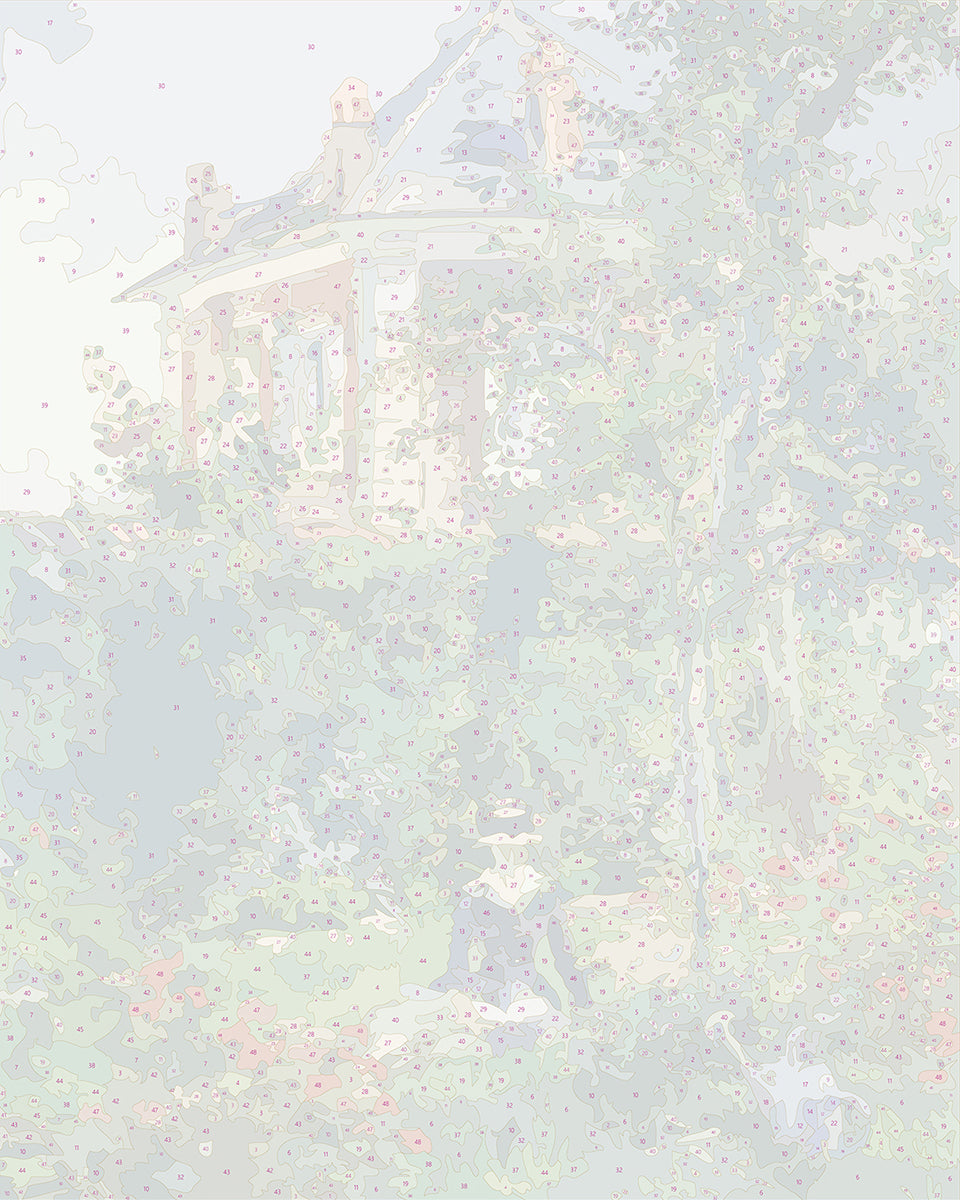 エドゥアール・マネ『ベルヴュの庭の隅』