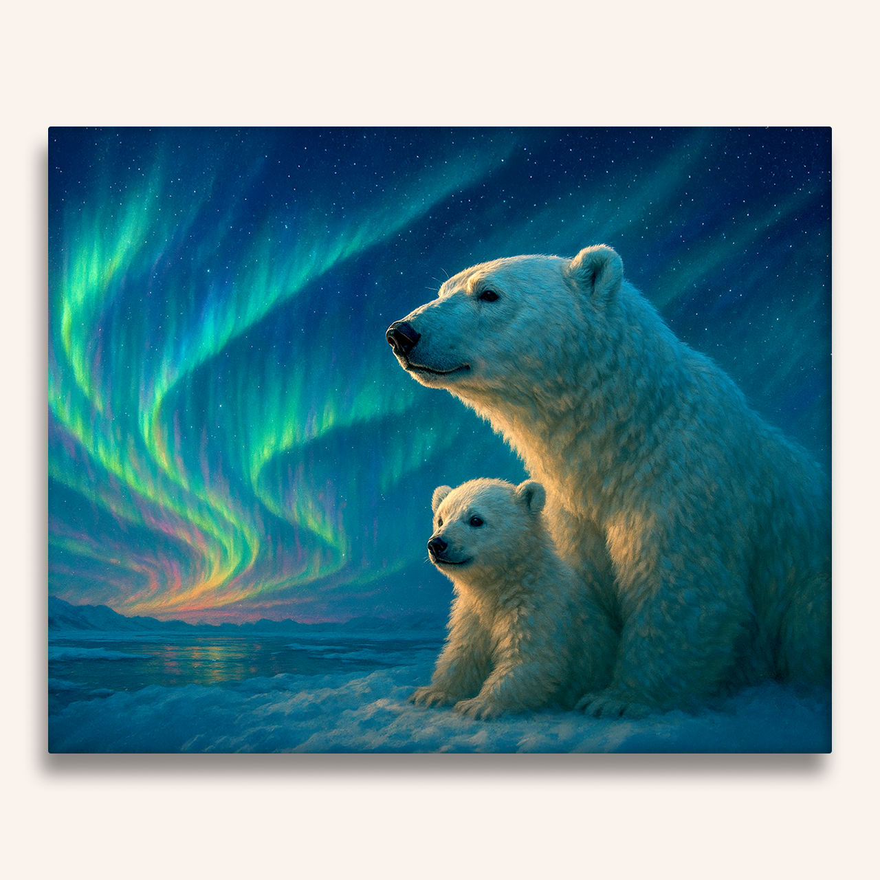 極光に包まれて