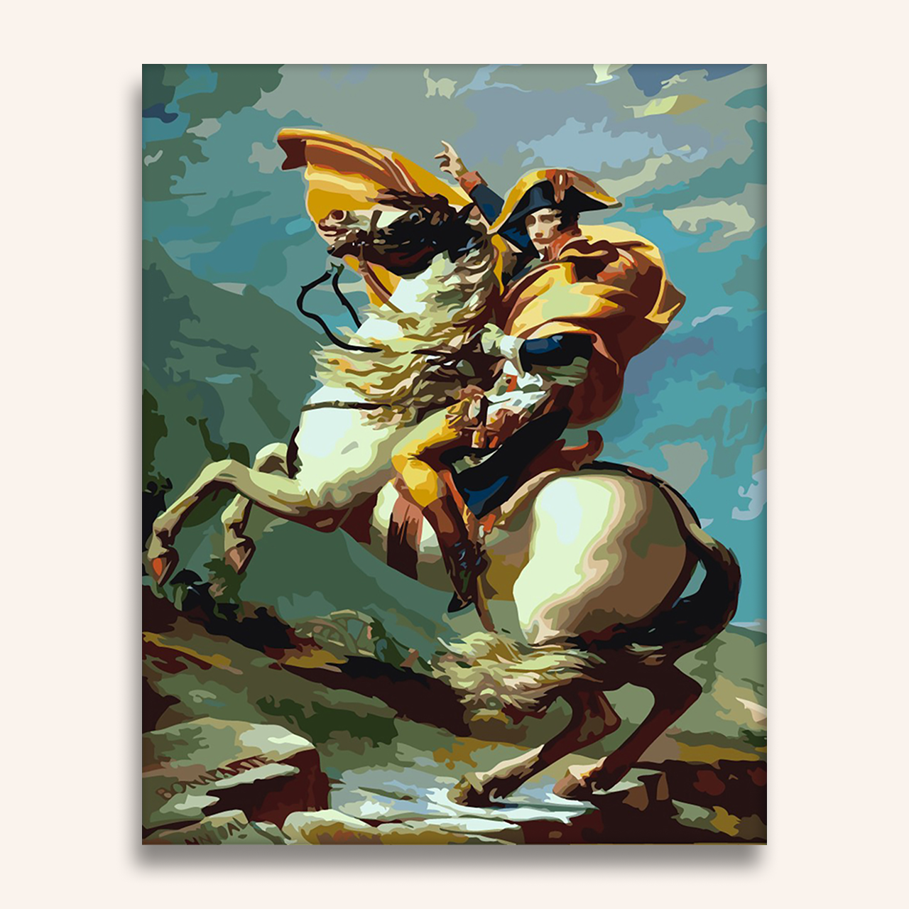 ジャック＝ルイ・ダヴィッド『アルプスを越えるナポレオン』