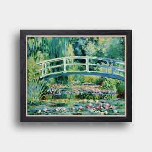 モネ『睡蓮の池と日本の橋』 - 大人の塗り絵・絵画キット – Paint Yours