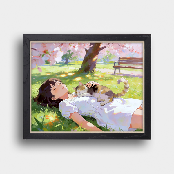 ふたりの朝 - 大人の塗り絵・絵画キット – Paint Yours
