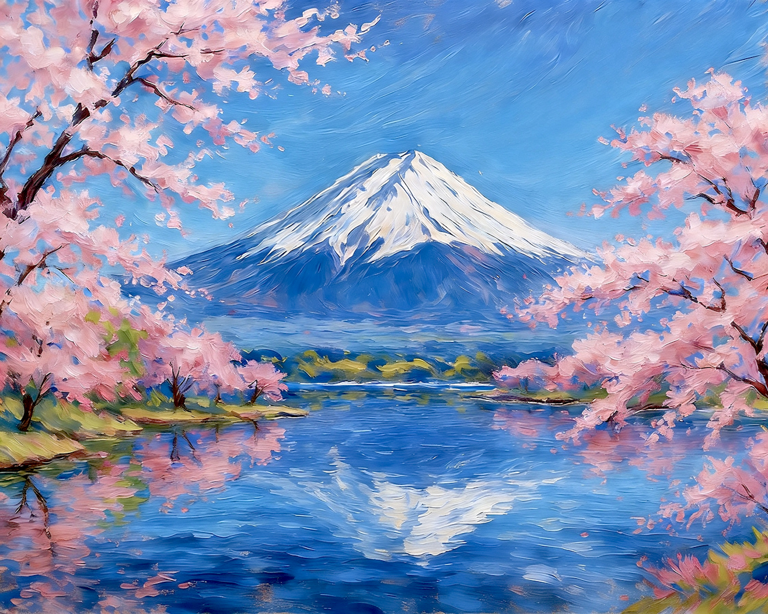 春の富士