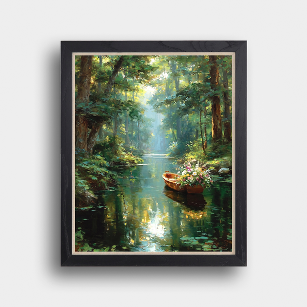こもれびの幻森 - 大人の塗り絵・絵画キット – Paint Yours