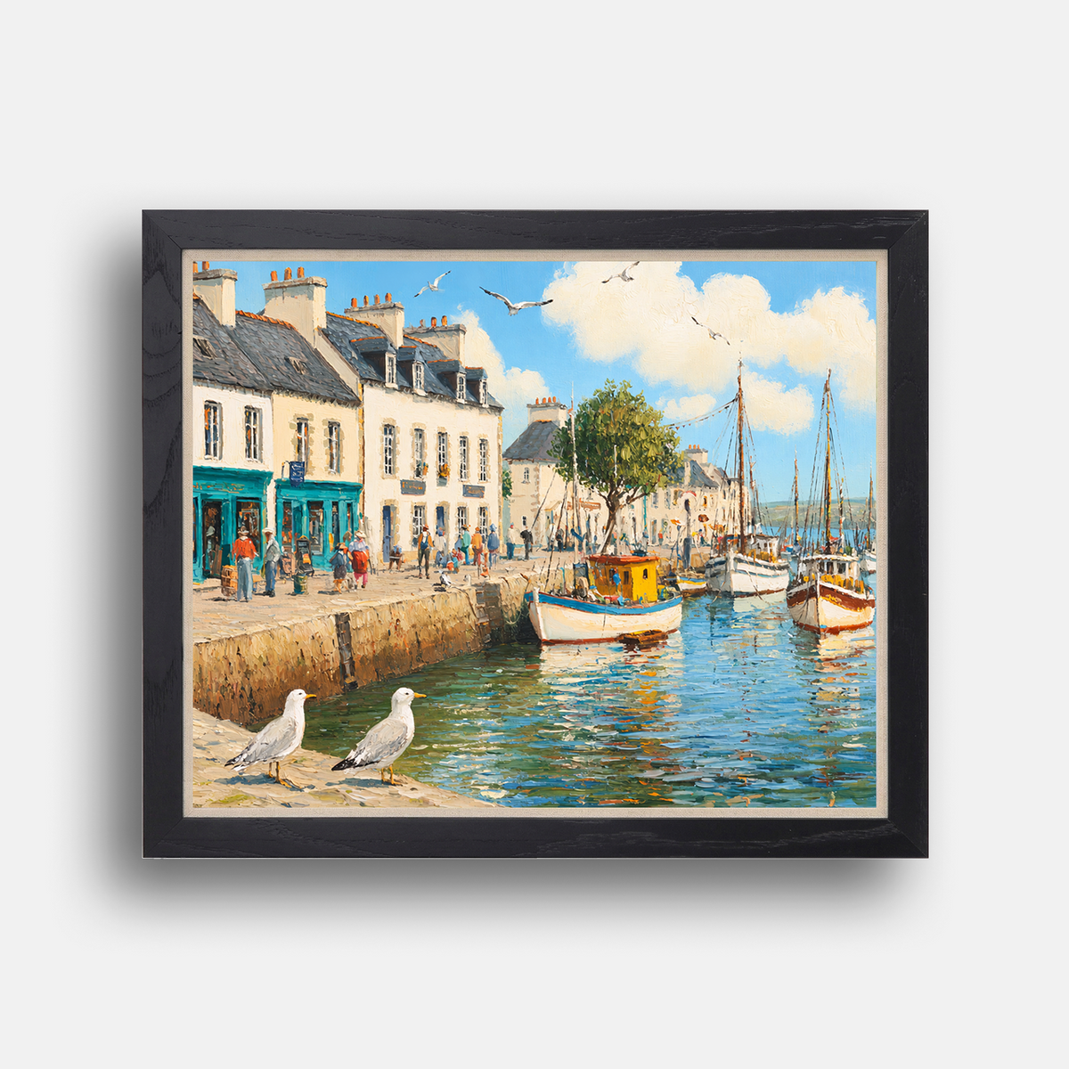 Afternoon at Sainte-Marine Harbor