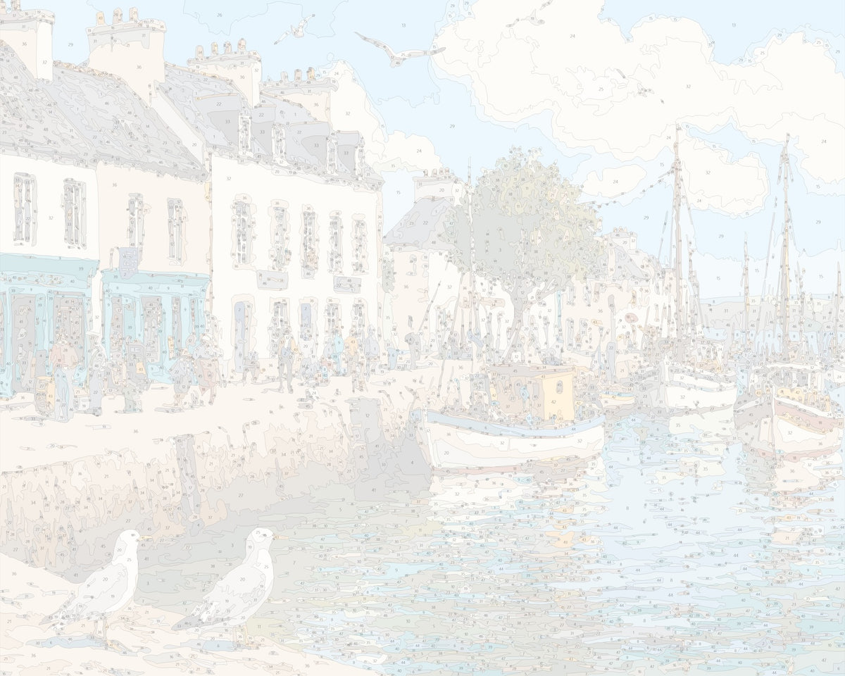 Afternoon at Sainte-Marine Harbor