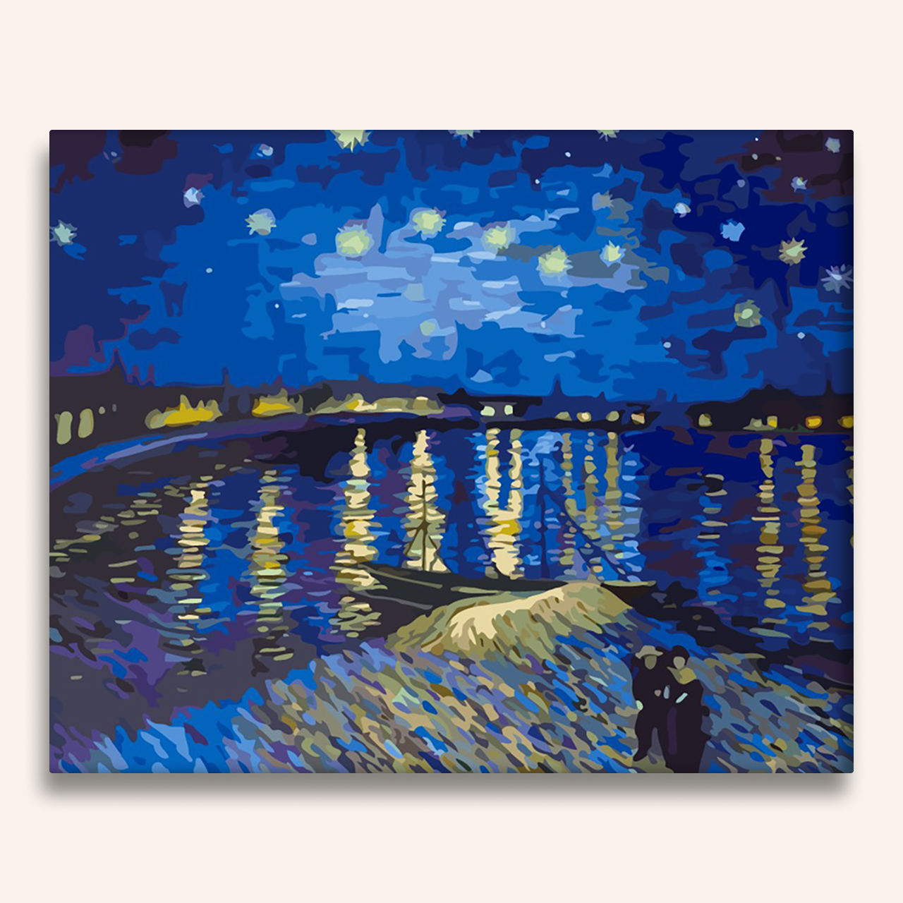 ゴッホ『ローヌ川の星月夜』