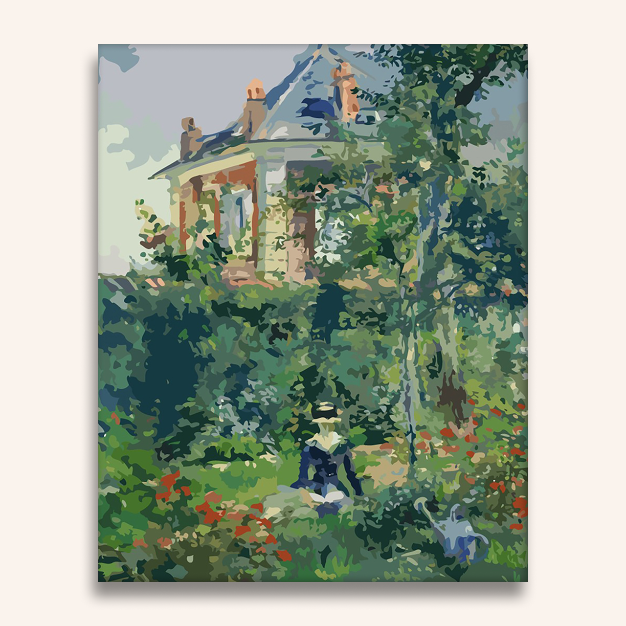 エドゥアール・マネ『ベルヴュの庭の隅』