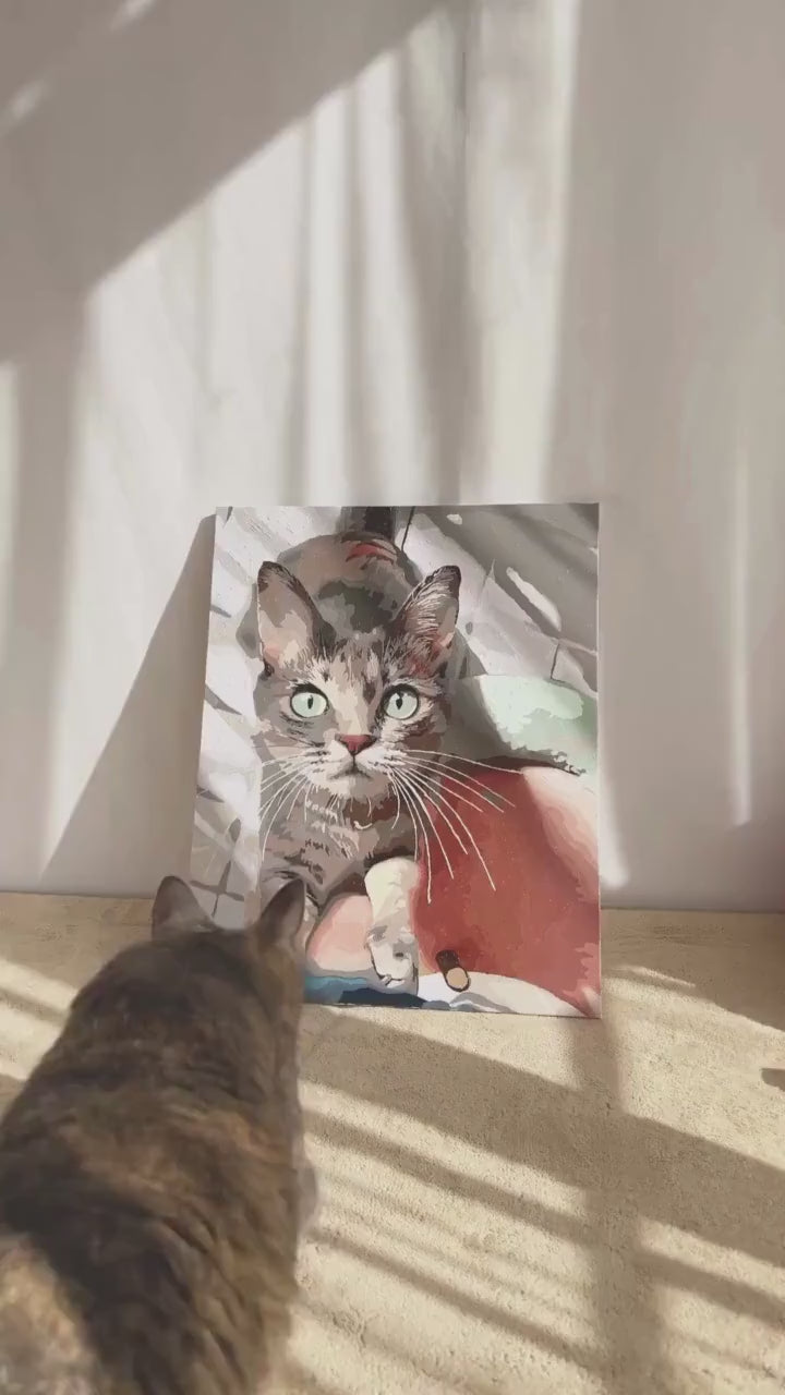 ビデオをロード: カスタム数字絵画キット